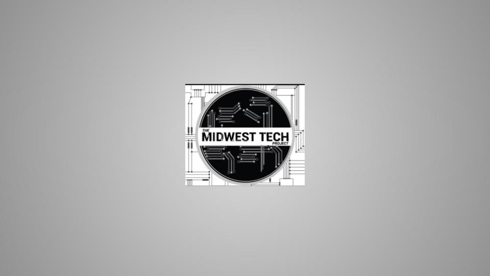 Midwest Tech Logo on back drop.